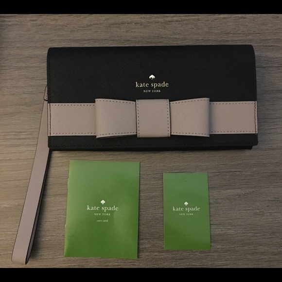 kate spade Handbags - NWT Kate Spade Kira Park Linney Wallet Black